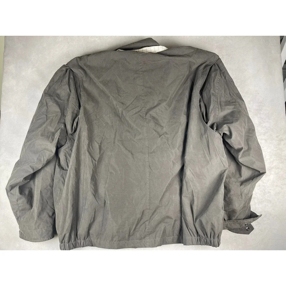 Towne by London Fog Mens 3XT Charcoal Gray Harrington Jacket Mesh Lined Full Zip